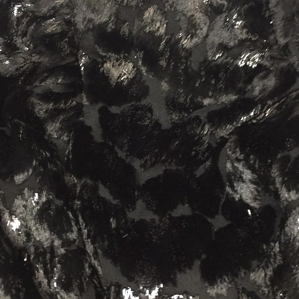 NWT ALC Gathered Metallic velvet Maxi Dress - Picture 11 of 13